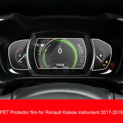 Car Instrument Panel Screen Protector for Renault  Kadjar 2016-2019 Interior Car Dashboard PET Protective Film Accessories