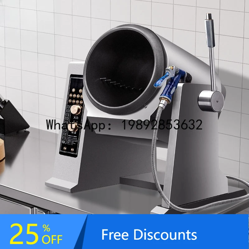 CZ Intelligent Microcomputer Noodle Rice Stir-fry Vegetable Stir-fry Machine Electric Intelligent Stir-fry Machine
