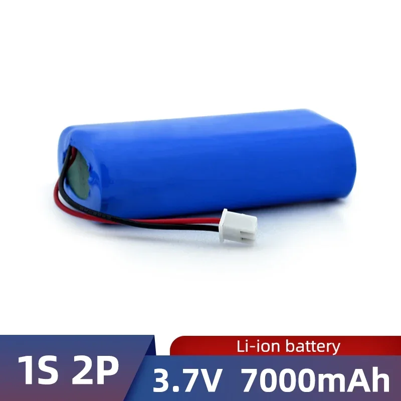 3.7V 1s2p 7000mAh lithium-ion battery 3.7V high-quality high energy density, high discharge ratebattery pack  18650 battery