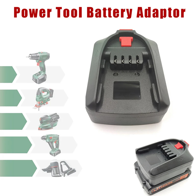 For Black Decker/Porter Cable/Stanley To For Bosch C Type Green Power Tool Battery Adapter Convert For Bosch PBA 18V Battery