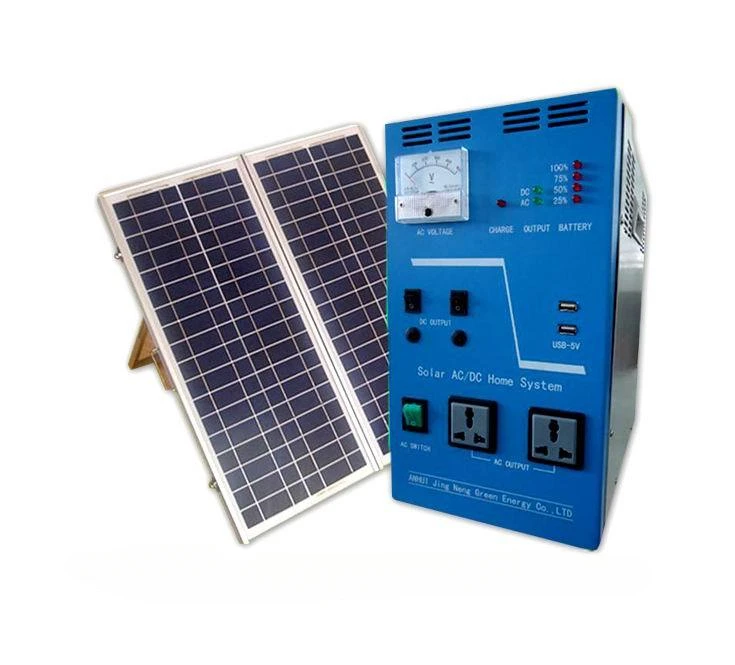 

AC 300w Solar Power System For Home Use solar power generator 100w Panel,55ah Batteries 12v/20a charge controller