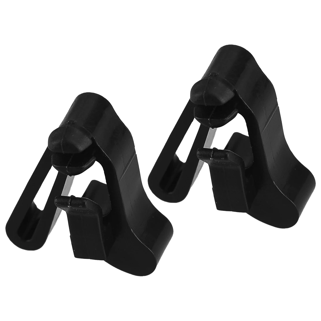 2Pcs Gas Fuel Door Latch Clip Black Plastic BPX700010 Fit for Land Rover Discovery Series II 1998 1999 2000 2001 2002 2003 2004