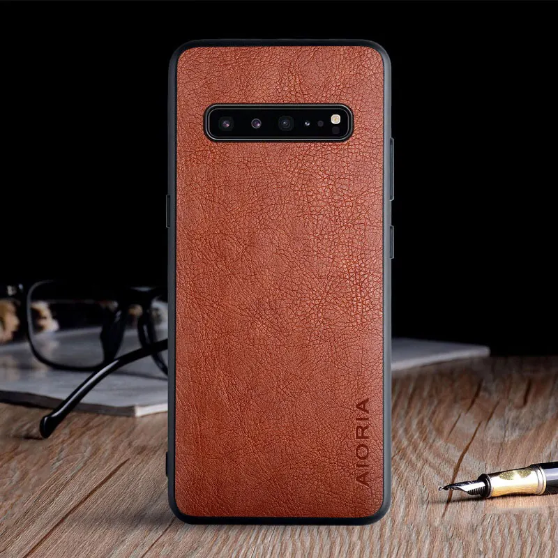 حافظة لهاتف سامسونج جالاكسي S10 Plus S10E 5G Lite funda حافظة جلدية فاخرة كلاسيكية لهاتف سامسونج s10 plus lite