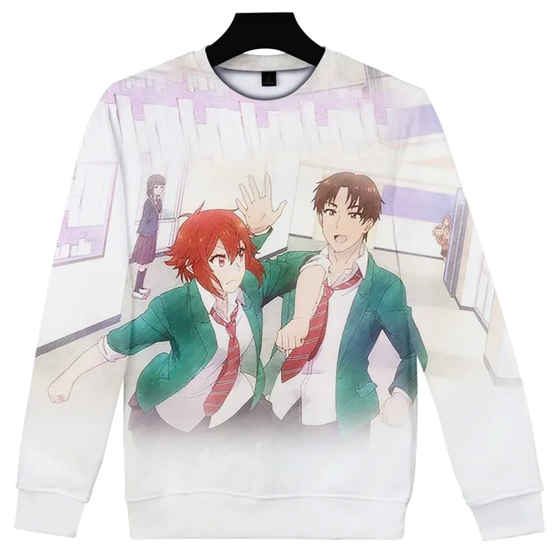 3D Prints Tomo-chan Is a Girl O-Neck Sweatshirt Women/Men Fashion Long Sleeve Sweatshirts Casual Anime Clothes