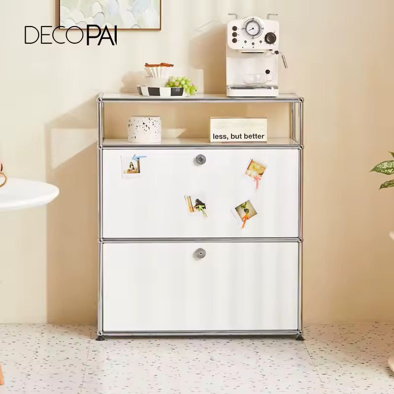 Storage Cabinet Sideboard Haller Cabinet Storage Shelf Modular Furniture Stainless Steel Metal Board Living Room Cabinet DIY - AliExpress 