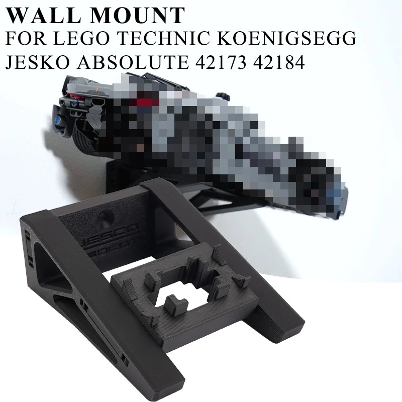 DIY Building Block Wall Display Bracket Wall Mount Holder for LEGO Technic Koenigsegg Jesko Absolute 42173 42184