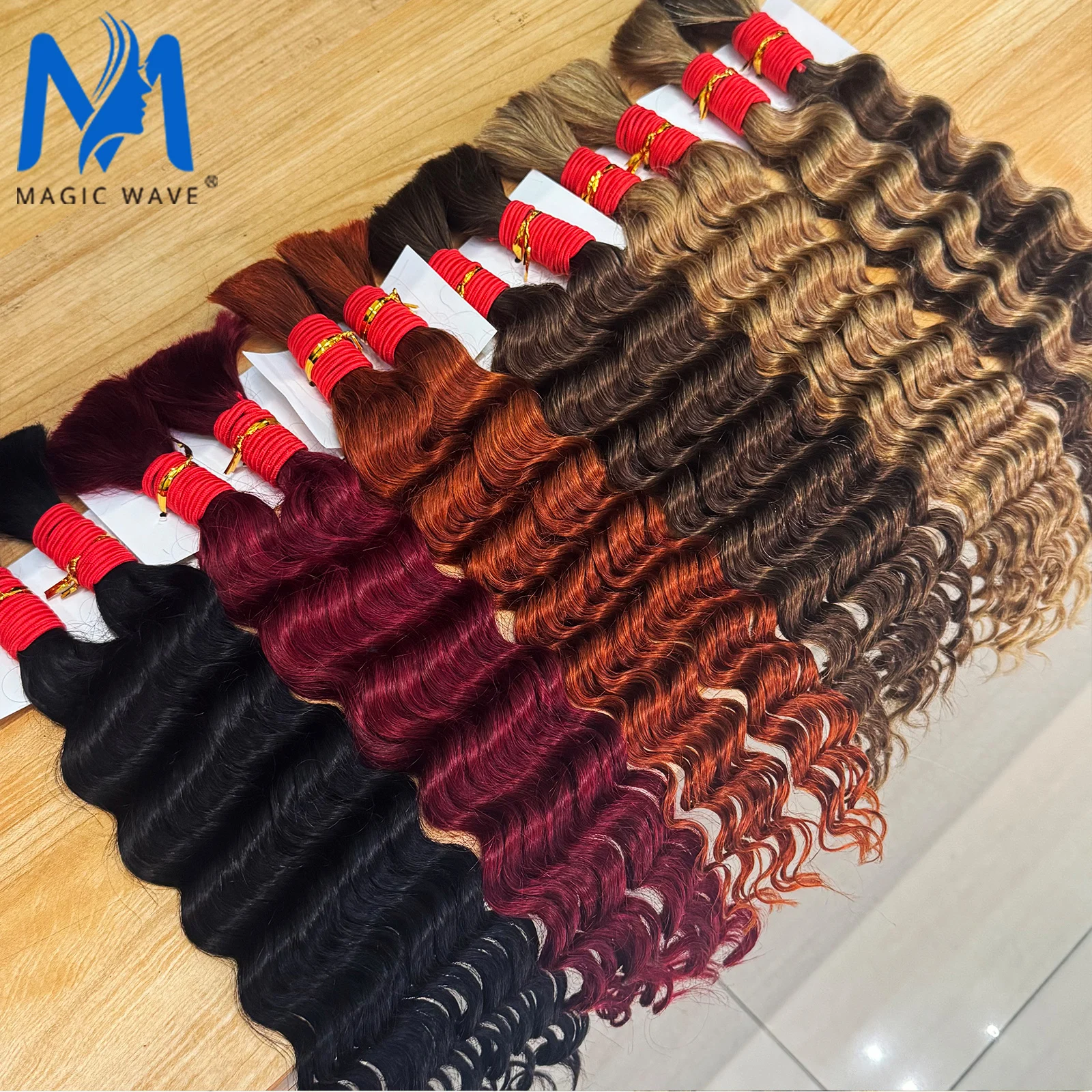 

16-28 дюймов Наращивание волос с глубокими волнами для косичек в стиле бохо Человеческие волосы Массовые бразильские человеческие волосы Remy без пучков утка для чернокожих женщин