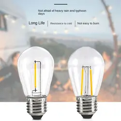 Lâmpada LED Vintage, Luz Incandescente, Quente, Novo, 1W, 2W