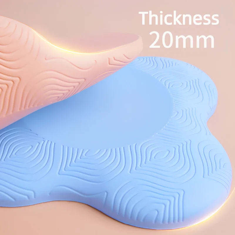 Tpe Thickened Anti Slip Yoga Kneeling Protective Pad Knee Soft Flat Support Slow Rebound Non-Slip Sports Fitness Mat Solid Elbow