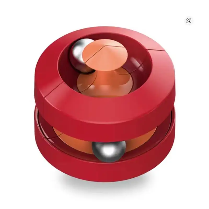 3PCS Rotating Orbit Ball Fidget Spinner Infinity Puzzle Cube Novelty Creative ADHD Stress Relieve Toys for Kids Children Adults