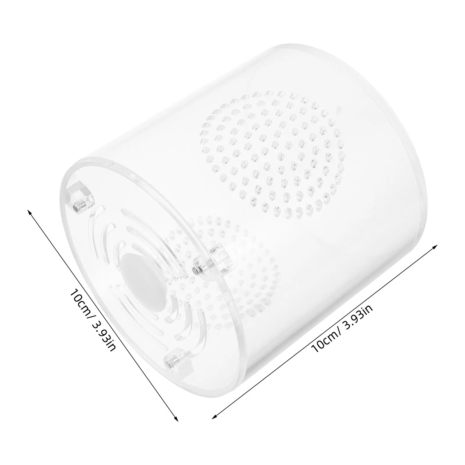 Acrylic Transparent Jumping Spider Enclosure Mini Terrarium Portable Reptile Cage Clear Insect Breeding Box Ventilated Habitat