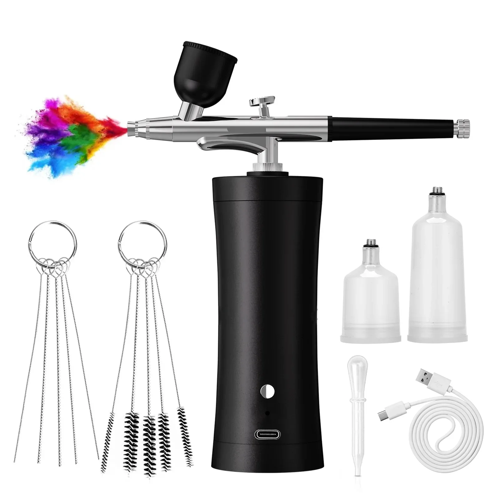 

Portable Cordless Airbrush Paint Set for Cake Decoration With Compressor Airbrush Machine