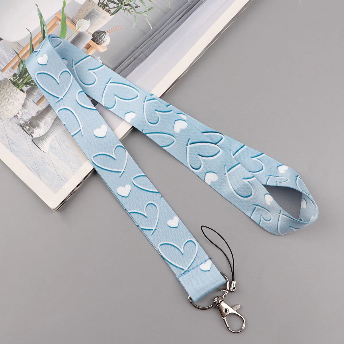 

Love Style Lanyards For Keys Neck Strap ID Credit Card Cell Phone Strap Badge Holder Hang Rope Keychain Accessories Gifts