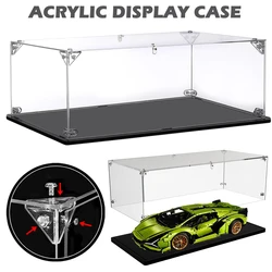 1:10 scale acrylic display box, suitable for all kinds of 1:10 scale model cars, airplanes, building block toys