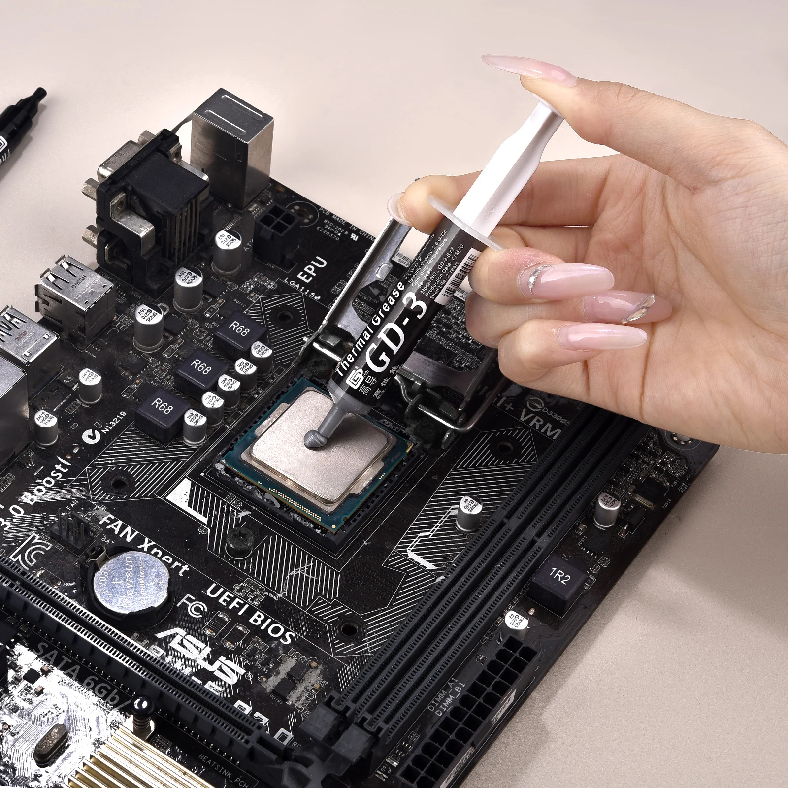 GD-3 3/7g Thermal Paste Conductivity Silicone Grease Heat Dissipation For CPU Heat Sink Cooling Cooler Grease Compound Silicone