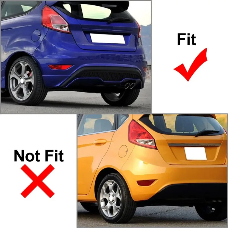 

Fog Lamp Tail Light Reflector Rear Bumper For Ford Fiesta MK7 2009-2015 Part Numbers 8A61-15K273-AC 8A61-17A849-AB