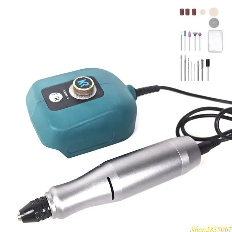 

20V Miniature Rechargeable Lithium Electric Grinder Forward Reverse Steples Speed Adjustable 18000RPM 40W Electric Drill 831F