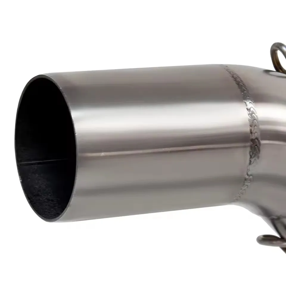 For Benelli 752 S 752S BJ750GS Motorcycle Exhaust Pipe With Stainless Middie Link Pipe 51MM Slip-On Muffler Tips