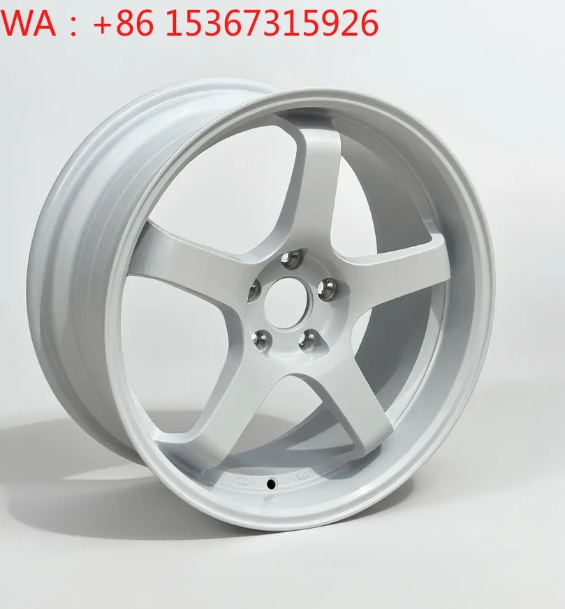 18 Inch GT Style Edge Polished Flow Form Aluminum Alloy Passenger Car Wheels Universal Multi Size Retrofit Rims