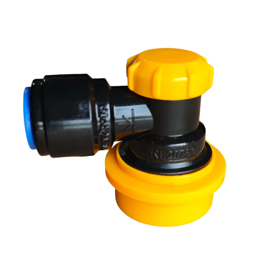 KegLand Duotight 9,5 mm (3/8 Zoll) X Ball Lock Disconnect – (schwarze Flüssigkeit) Bierrohr-Verbindungsverbinder – Detail 3