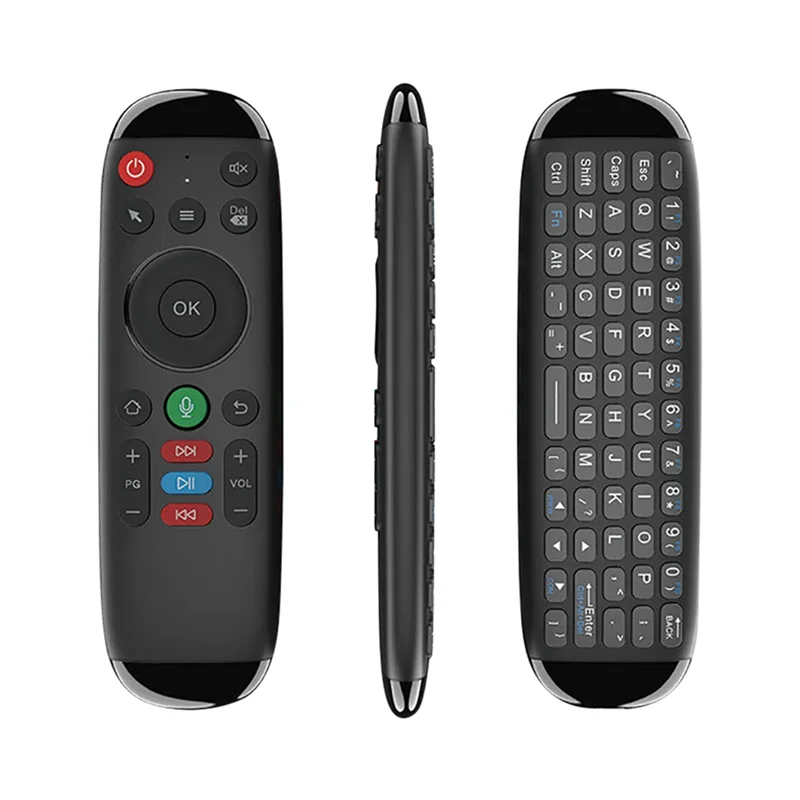 M6 Smart Flying Air Mouse Wireless Keyboard Mouse Mini Voice Remote Control with Backlight for Android Laptop TV Box