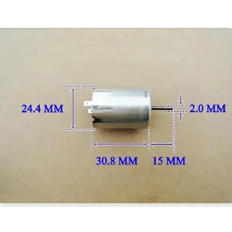 Motore CC 4 pezzi 370-12580 3600 giri/min con spazzola metallica 12 V-24 V con motore a coppia elevata Qualità di prima classe e lunga durata, molto silenzioso
