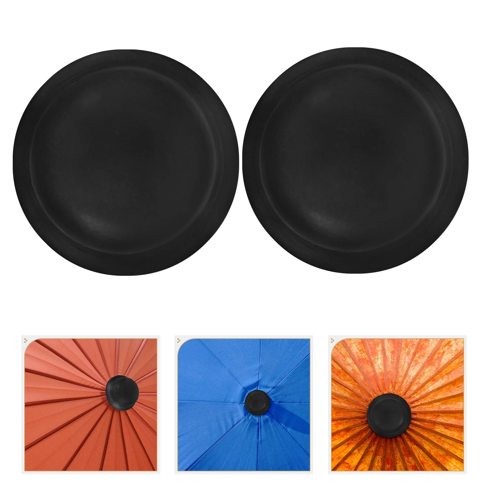 

2pcs Tip Protectors Screw Top Replacement End Caps Sturdy Compact Long Lasting Rain Sun Accessories Repair Parts Screw Caps