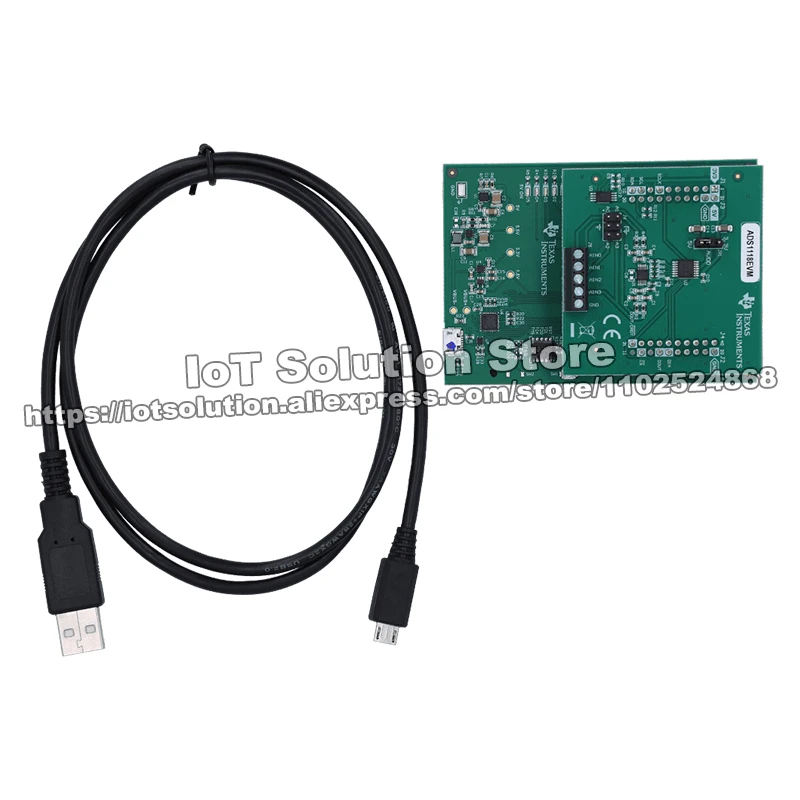 ADS1118EVM ADS1118 16-bit, 860-SPS, 4-channel, delta-sigma ADC evaluation module