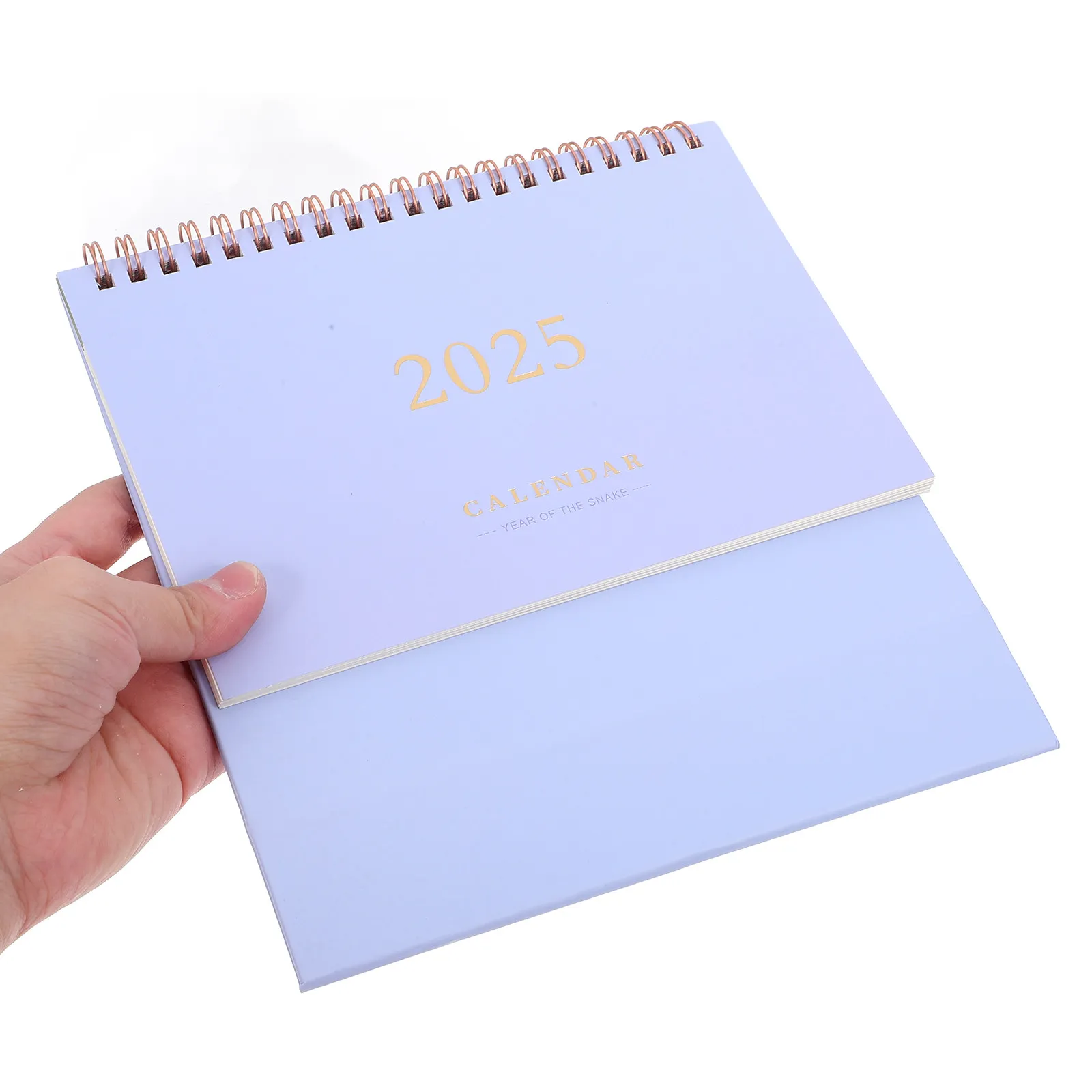 

Luxury Gold Foil Desk Calendar 2025 Sturdy Standing Table Calendar with Smooth Writing Pages for Office Workspace Time