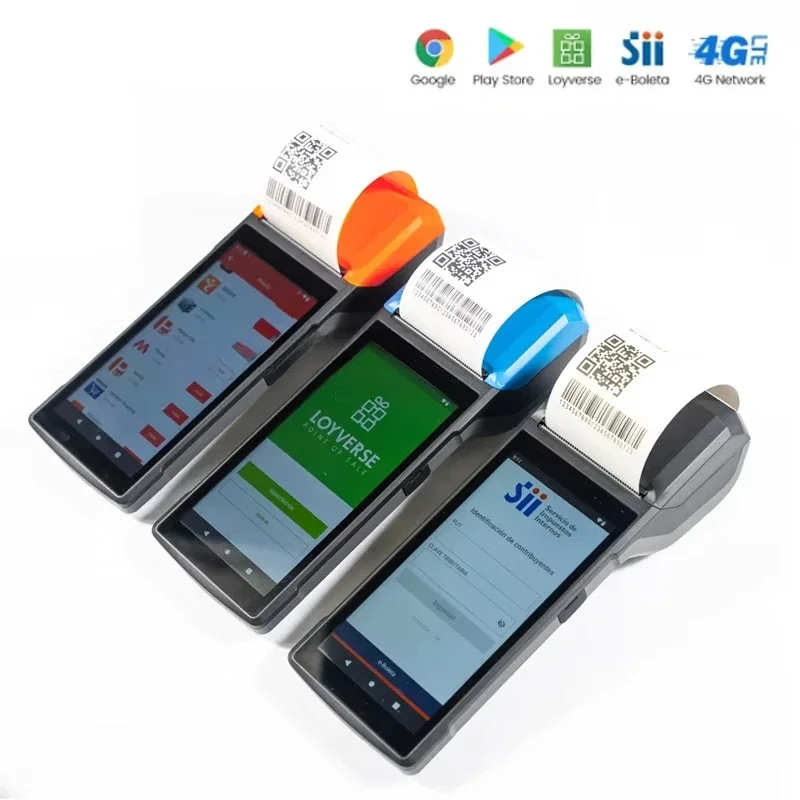 Mobile Payment Machine Portable Android 4g Handheld Pos Cheap Offline Verifone Mini Pos Terminal System Payment With Printer