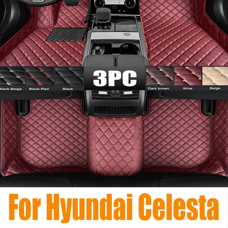 

TPE Custom Car Floor Mats For Hyundai Celesta 2017 2018 2019 2020 2021 2022 Waterproof Carpet Auto Interior Accessories