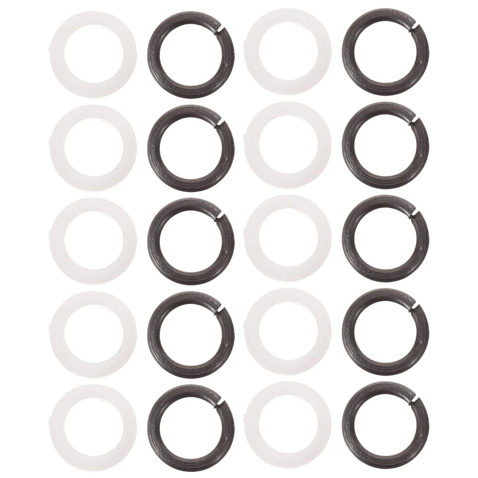 

10 Pairs Guitar Peg Spacer Tuning Spacers Supply Tuner Gasket Handle Washer Accessory Plastic Metal Professional