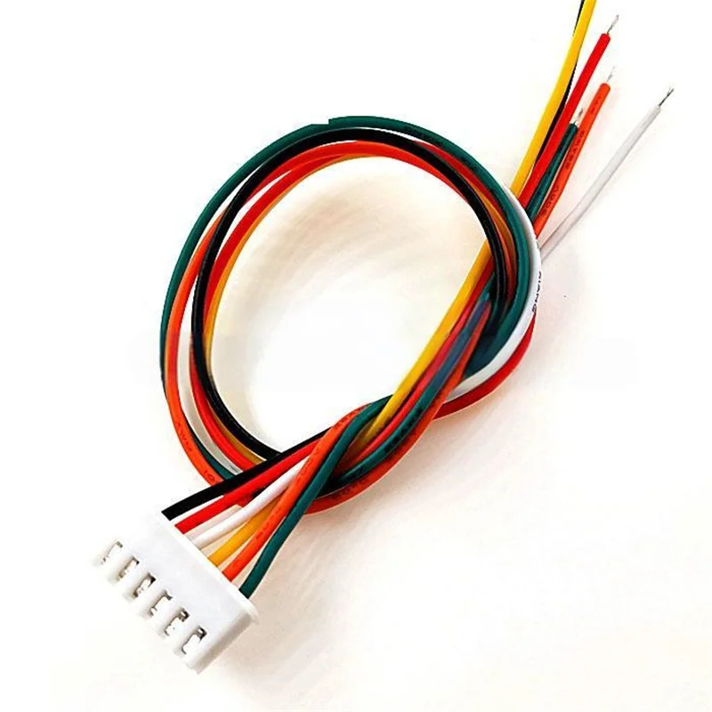 20 قطعة XH2.54mm سلك إلكتروني ملون سلك واحد نهاية 2P/3P/4P/5P/6P/7P/8P/9P/10P 10 سنتيمتر/20 سنتيمتر/30 سنتيمتر