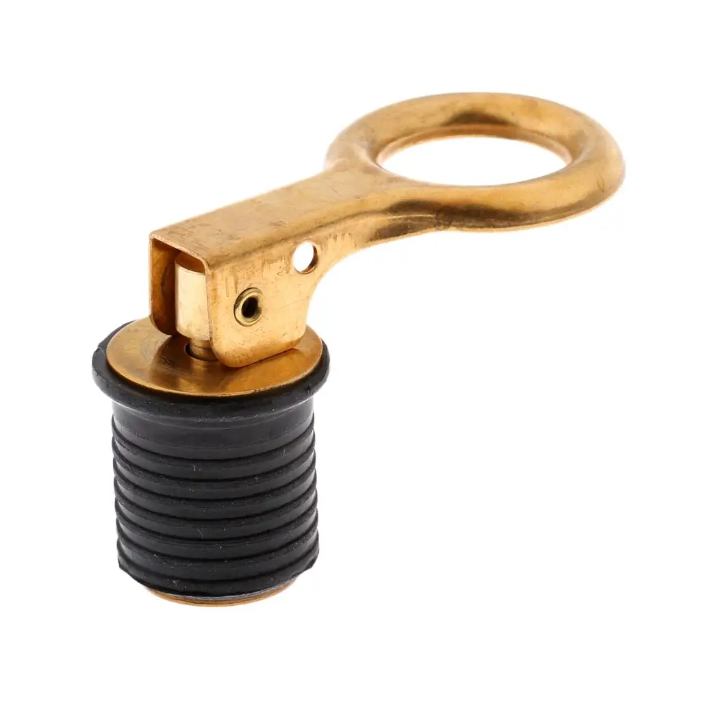 Boat Drain Bung, Drain Plug To Suit 24MM Hole / Boat Chandlery / Boat / Dinghy (Brass)