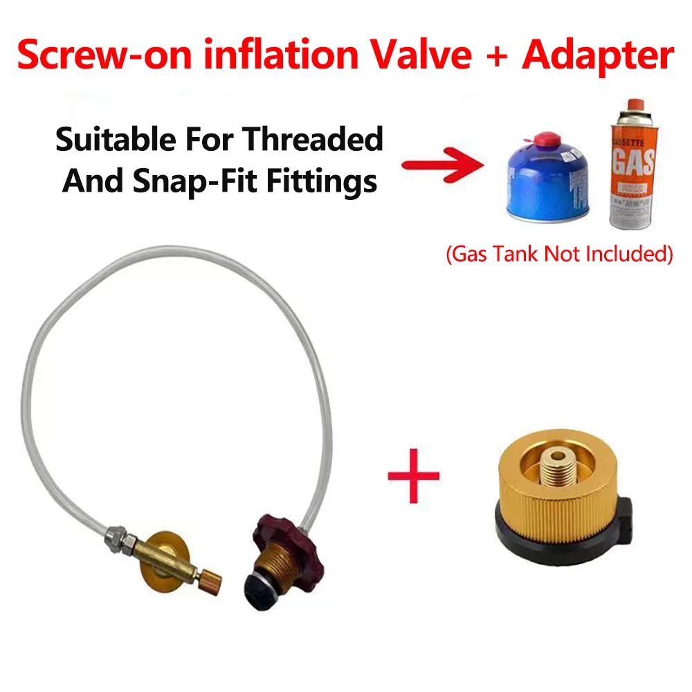 Gas Tank Filling Valve Camping Gas Adapter Gas Accessories Liquefied Gas Gas Connection Valve Gas Adapter Inflatable Tube