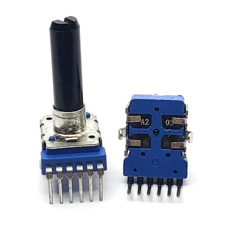 3PCS RK12 Type Vertical Duplex 6Pin A10K A103 A20K A203 Shaft Length 23MM Amplifier Audio Volume Potentiometer