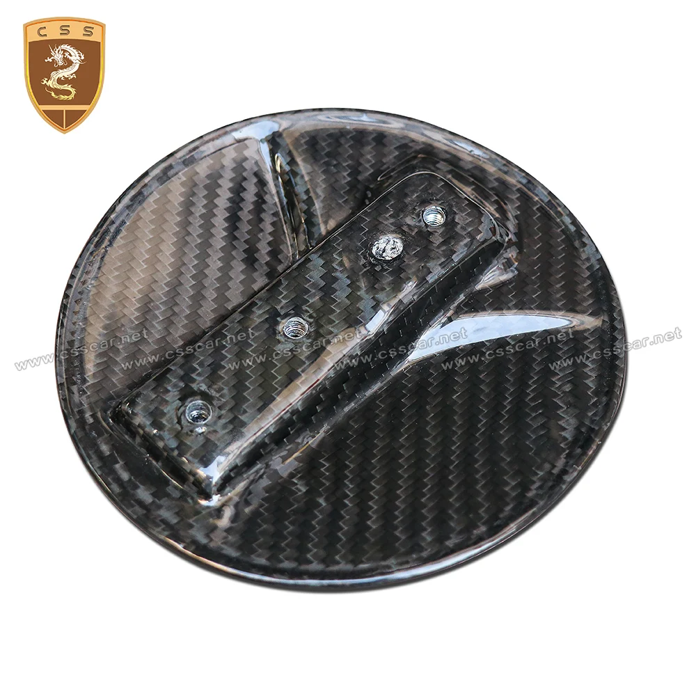 سيارة غطاء تغليف خزان الوقود الإسكان ملصق لفيراري 488 كابريستو نمط ألياف الكربون الجافة خزان الوقود غطاء الهواء الكسوة