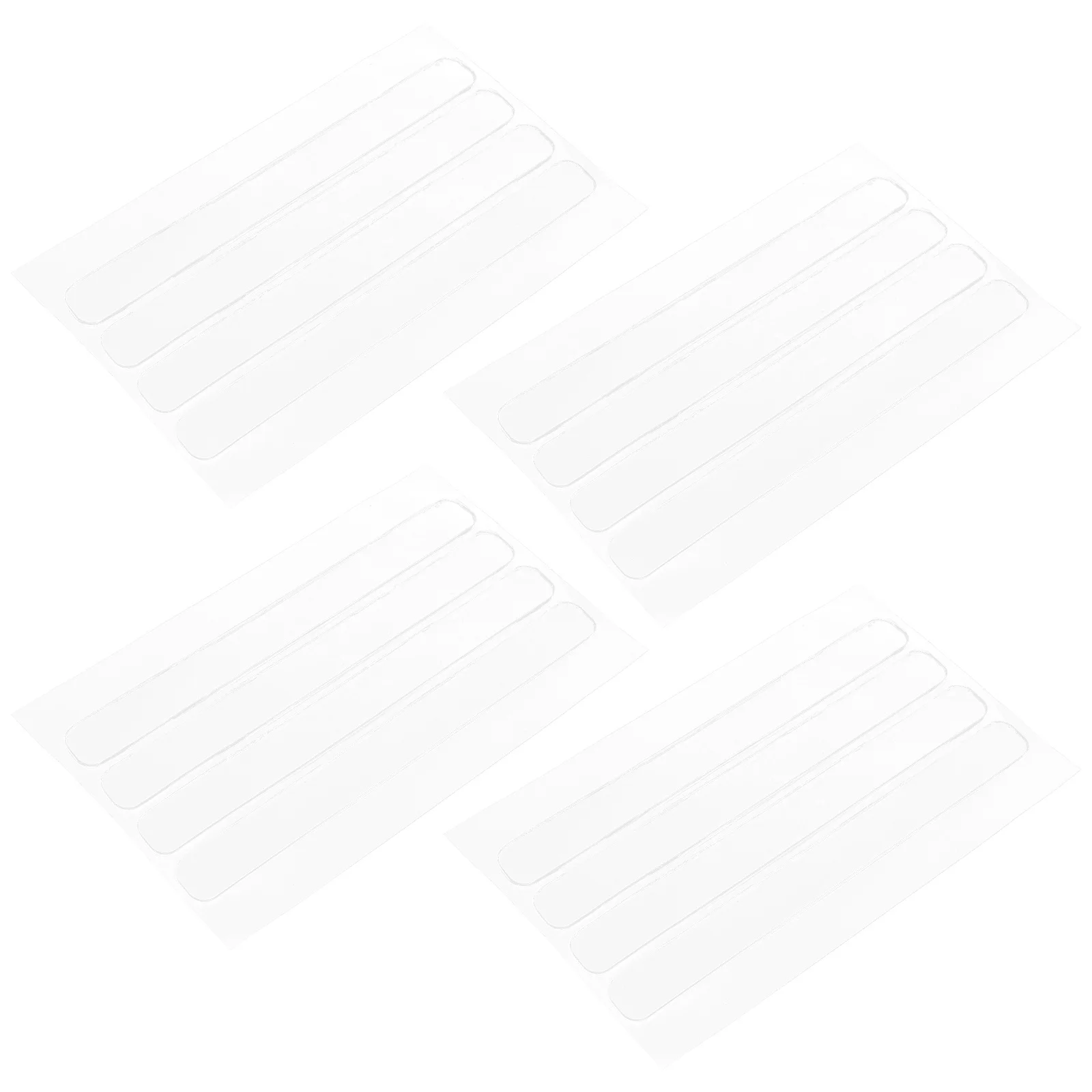 

16 шт. силиконовых самоклеящихся накладок для защиты стен от ударов и шума для мебели, шкафов и стекла