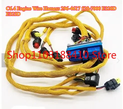

Жгут проводов двигателя C6.4 296-4617 520-7000 E320D E323D для аксессуаров Caterpillar, аксессуары для экскаваторов, проводка кабеля