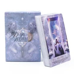 Pearl Wisdom Oracle  Deck 10.4*7.3cm 44 Cards Delve Into The Ethereal Visuals Guiding You To Discover Deeper Significance