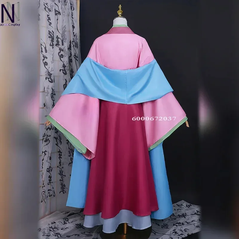 The Apothecary Anime Diaries Maomao Cosplay Costume Pink Dress Wig Necklace Earrings Hairpins Hanfu Halloween Party Women Props