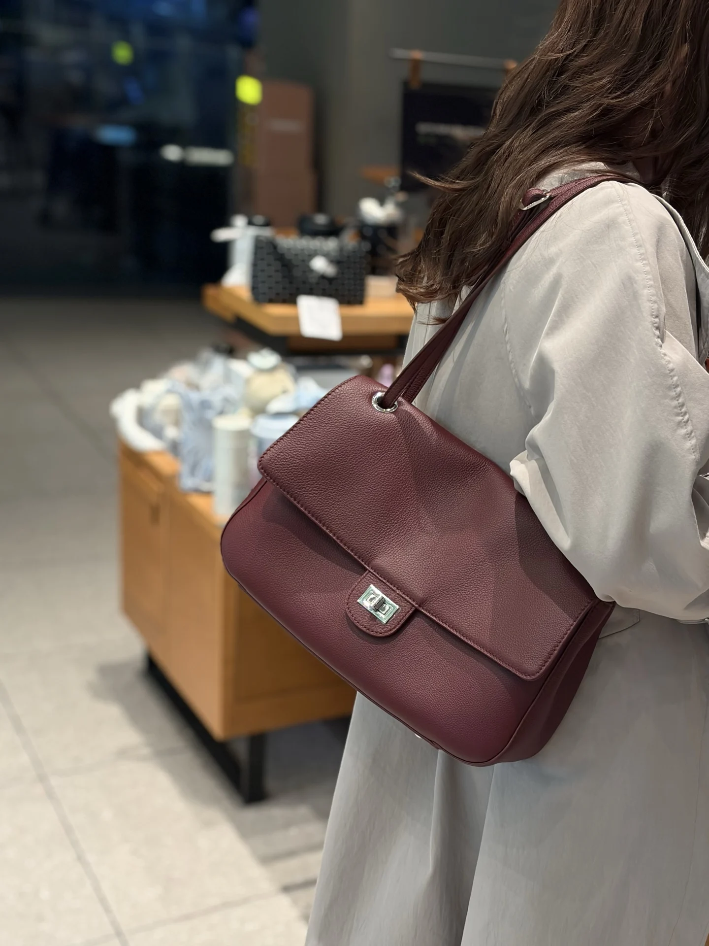 Leather Briefcase - Luxury Vintage Genuine Leather Tote Shoulder