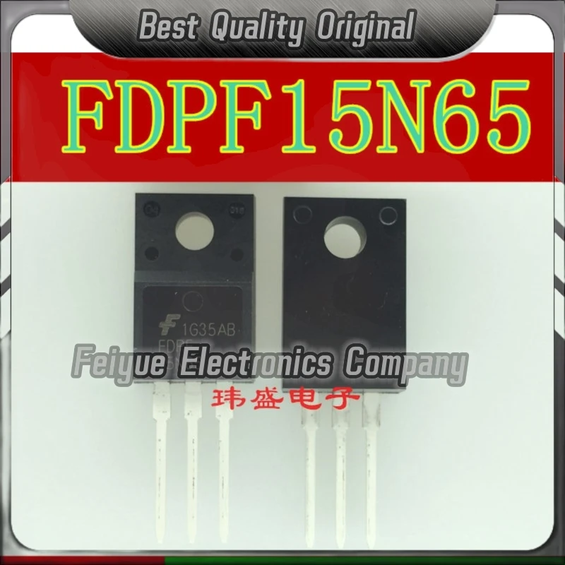 5PCS-20PCS  FDPF15N65 FQPF15N65 MOS TO-220F 650V 16A  Best Quality Imported Original