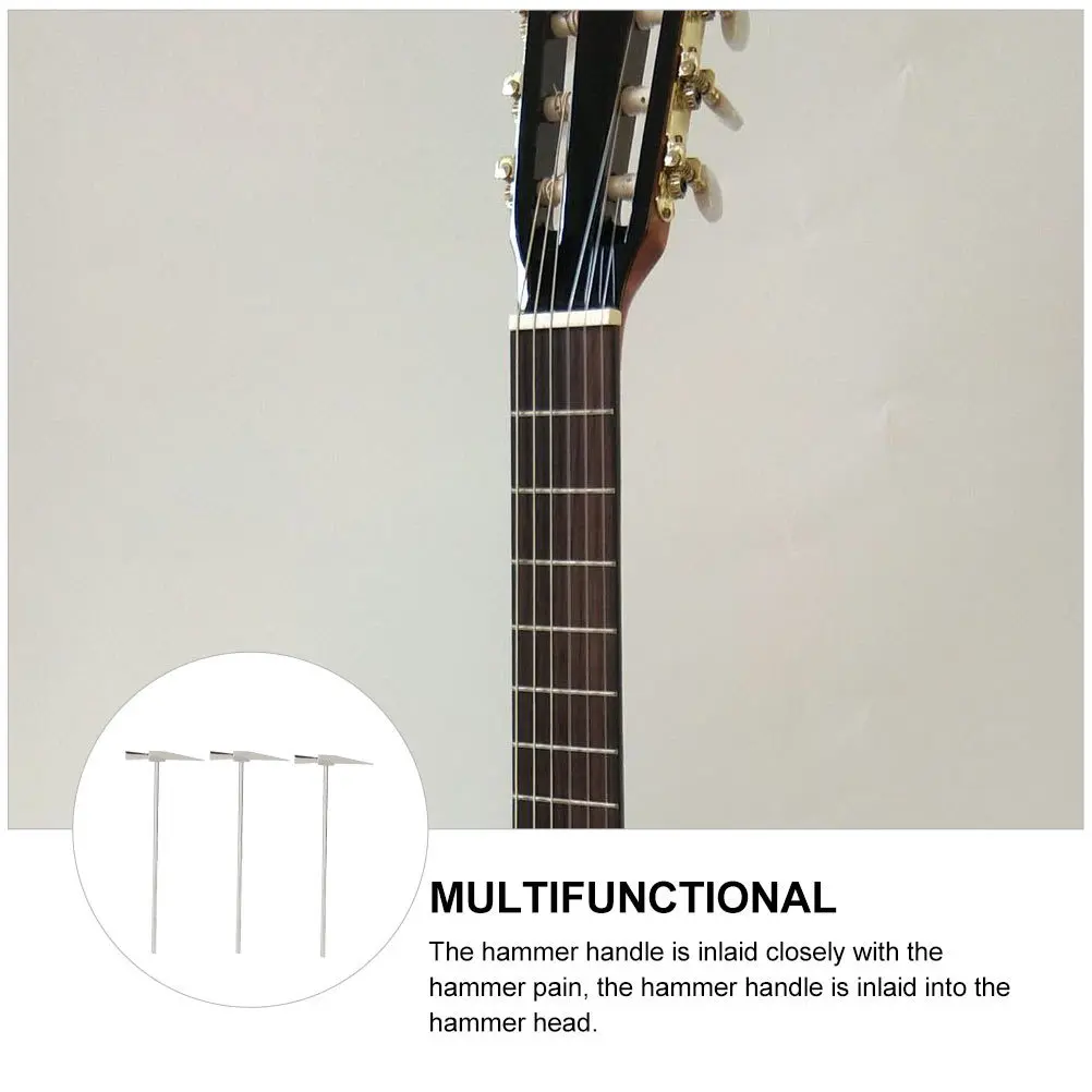 

3Pcs Kalimba Tuning Hammer Strong Iron Thumb Piano Tuner Comfortable Handle Portable Instrument Maintenance Tool