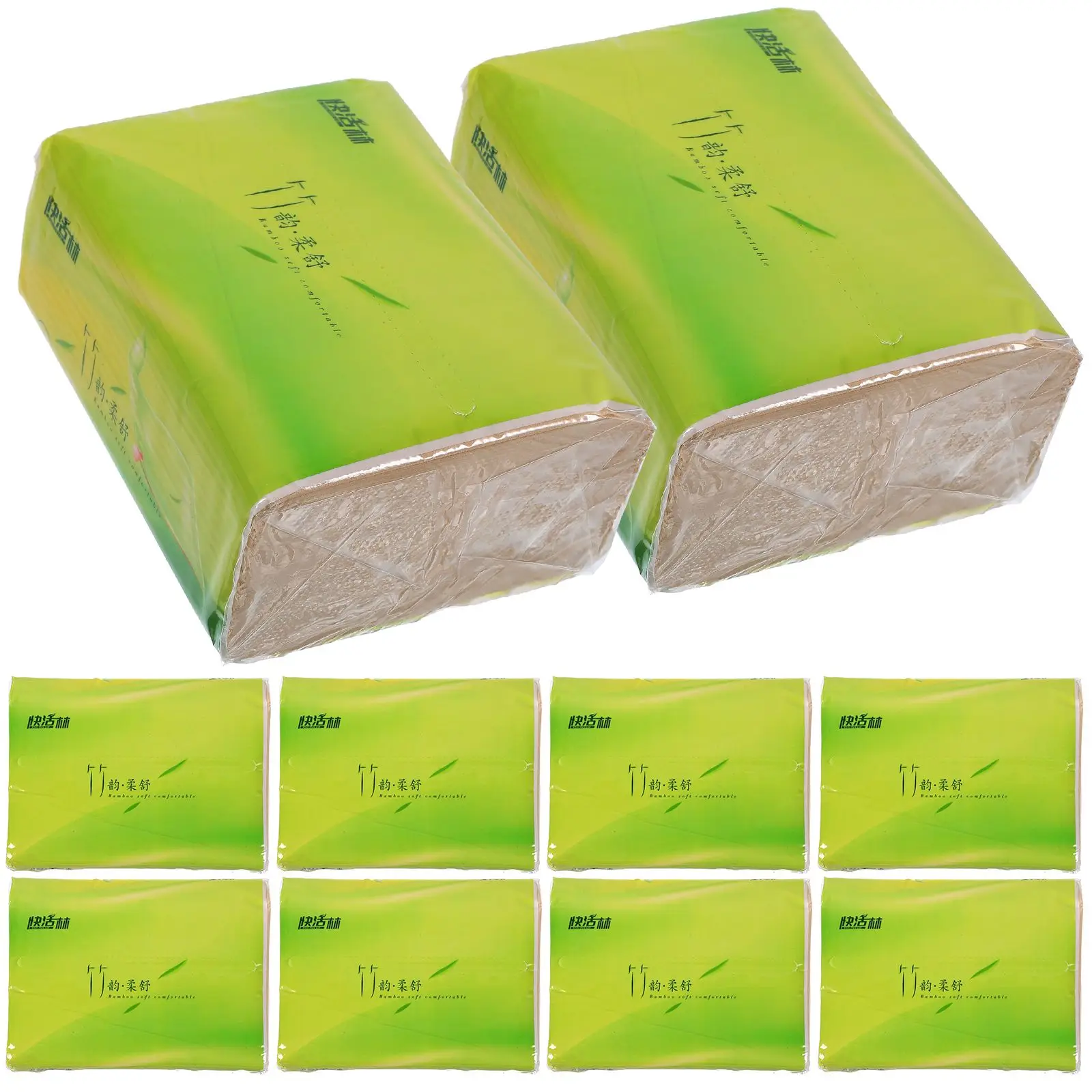 Bamboo Pulp Papers 10 Packs Soft Napkins Hotel Restaurant Hotel Tissue Paper Practical Accessories Sanitary Paper