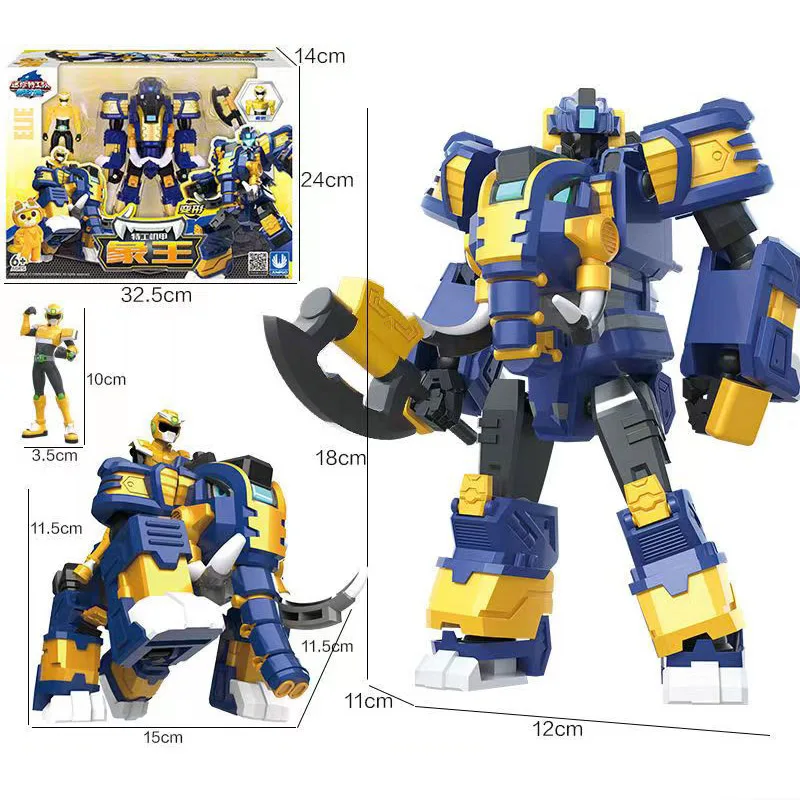 2022 New Mini Force Transformation Robot Animal Form Model Miniforce Deformation Action Figure Korean TV DIY Toys For Boy Gift