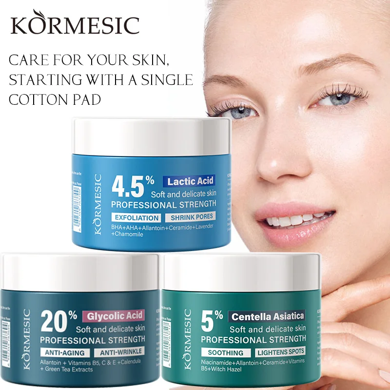 

50 шт./упак. Увлажняющие и успокаивающие ватные диски для лица с кремом: нежное отбеливание, сужение пор, антивозрастной уход, против морщин