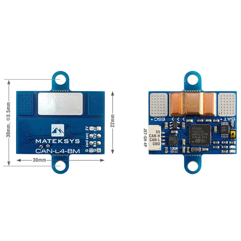 MATEK Mateksys  AP_PERIPH CAN DIGITAL POWER MONITOR, CAN-L4-BM