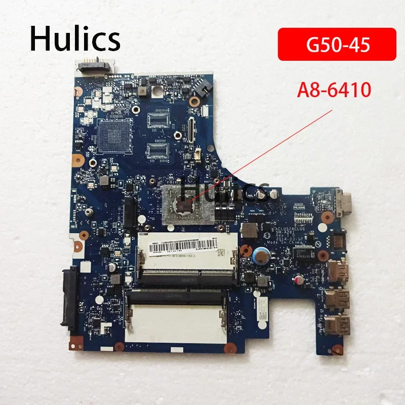 

Hulics используется для Lenovo G50-45, материнская плата для ноутбука ACLU5/ACLU6 NM-A281, материнская плата с основной платой процессора A8-6410