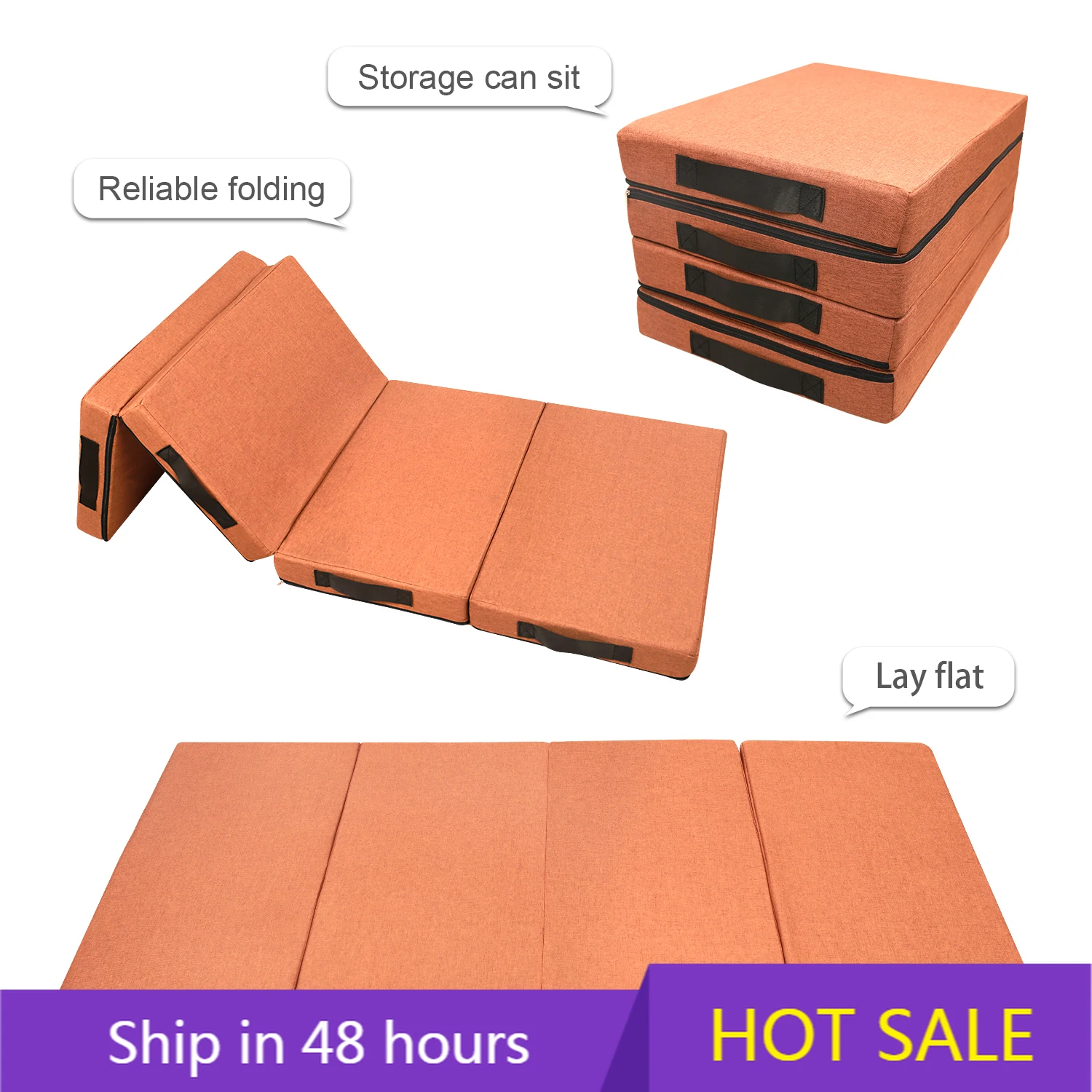 

POWER LEAP High-end Customization Foldable Mattress Bed and Multi-functional Use Memory Foam Camping Mattress for Bedroom and Ca